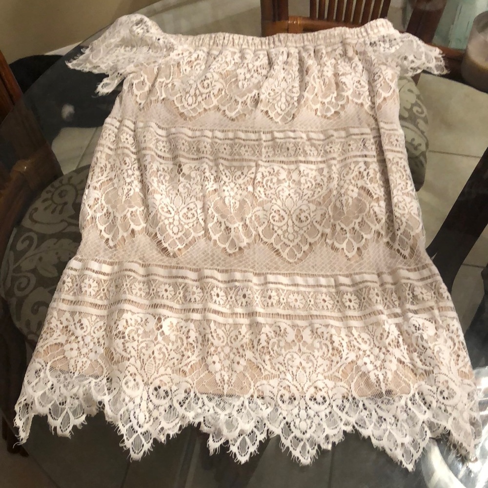 Lace Boho Mini Dress